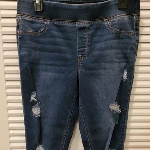 Old Navy Rockstar Mid Rise Super Skinny Jeggings